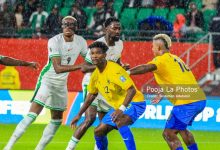 CAF World Cup Playoff between the Super Eagles of Nigeria vs Gabon