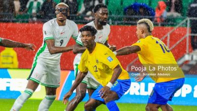 CAF World Cup Playoff between the Super Eagles of Nigeria vs Gabon